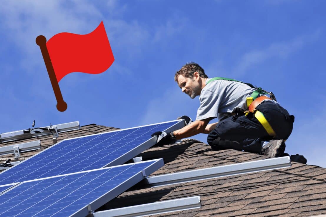 Solar panel installation red flags