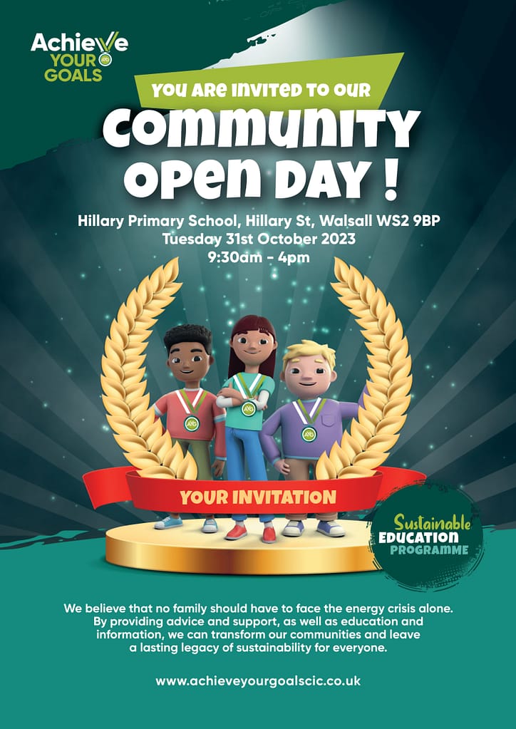 Walsall Open Day Poster