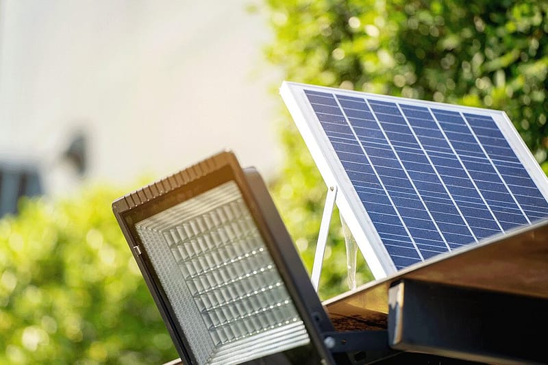 Solar powered outdoor light